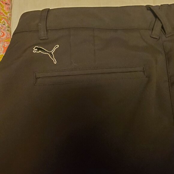 Puma Women's Golf Tech Performance  Black Pants - Picture 6 of 11